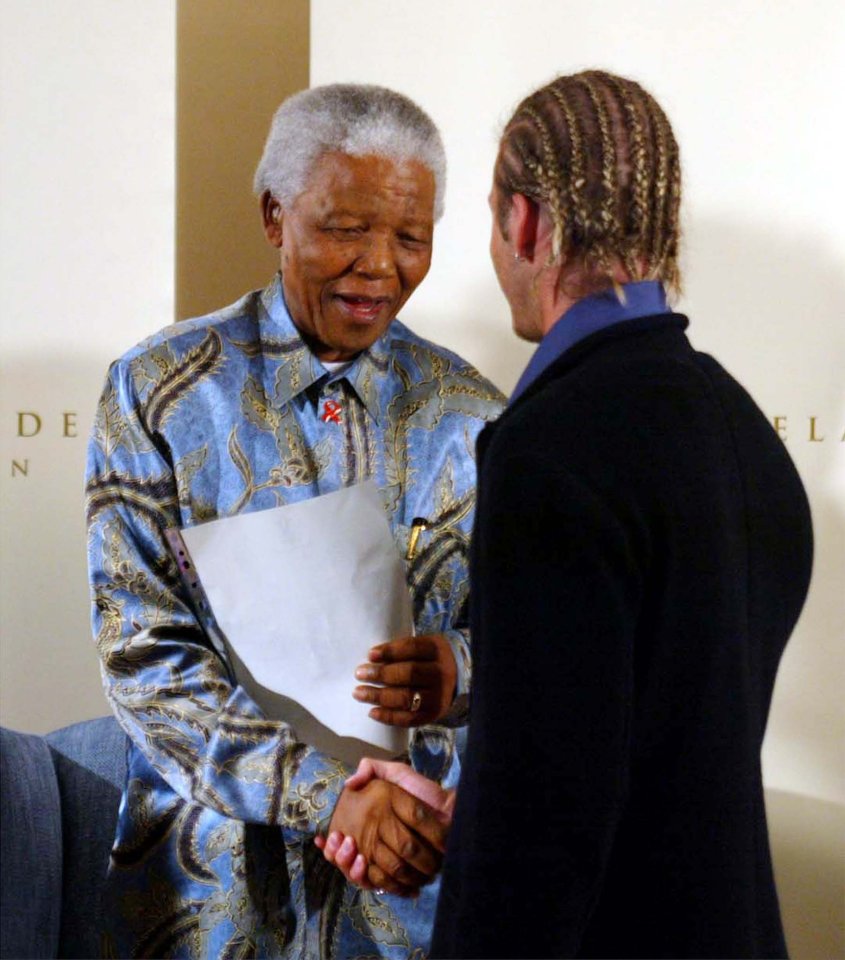 He reveals: The picture that I’ve got of Nelson Mandela is me holding his hand with cornrows in my hair. That’s my only regret'