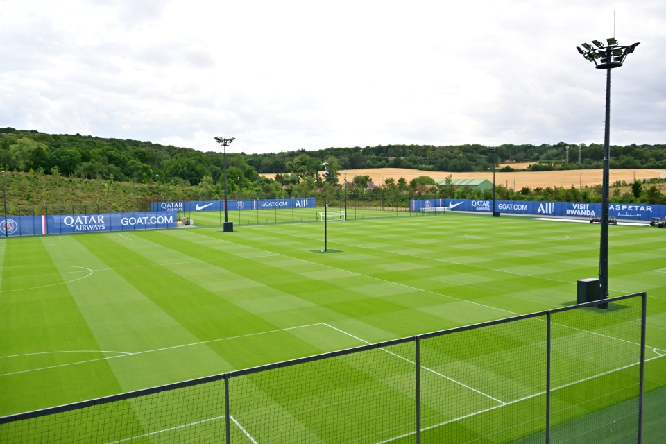 PSG have will use the training complex from this season