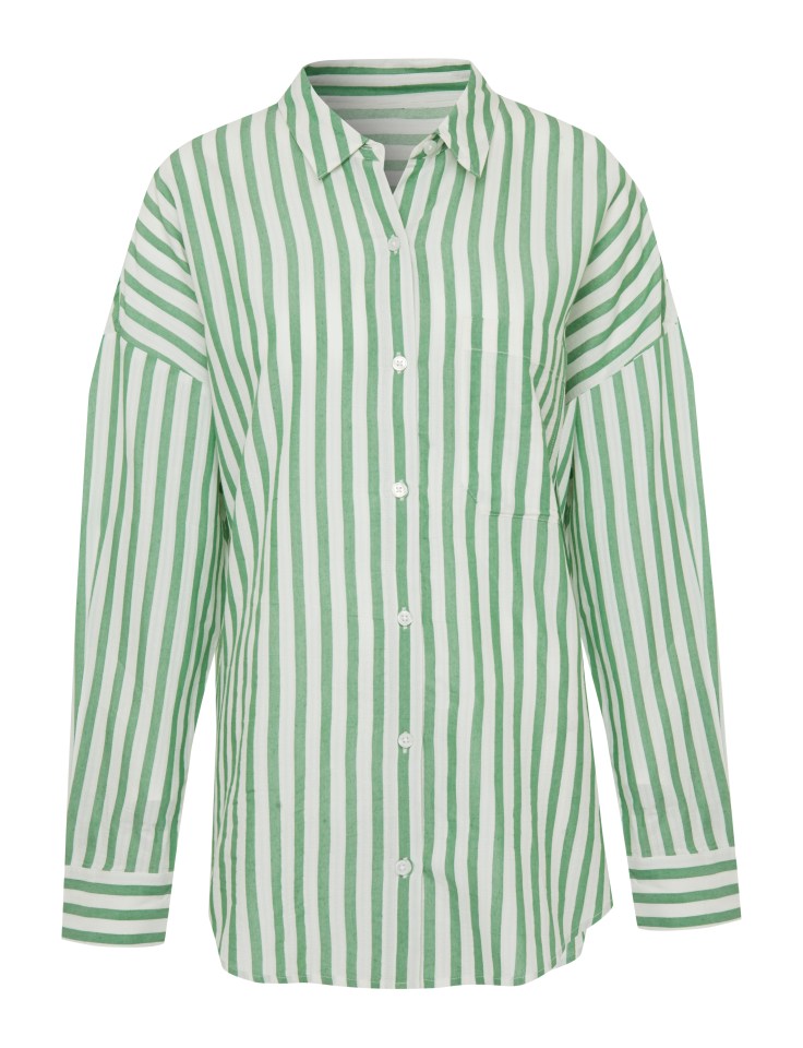 You can recreate this classic, classy look with this green shirt from George at Asda