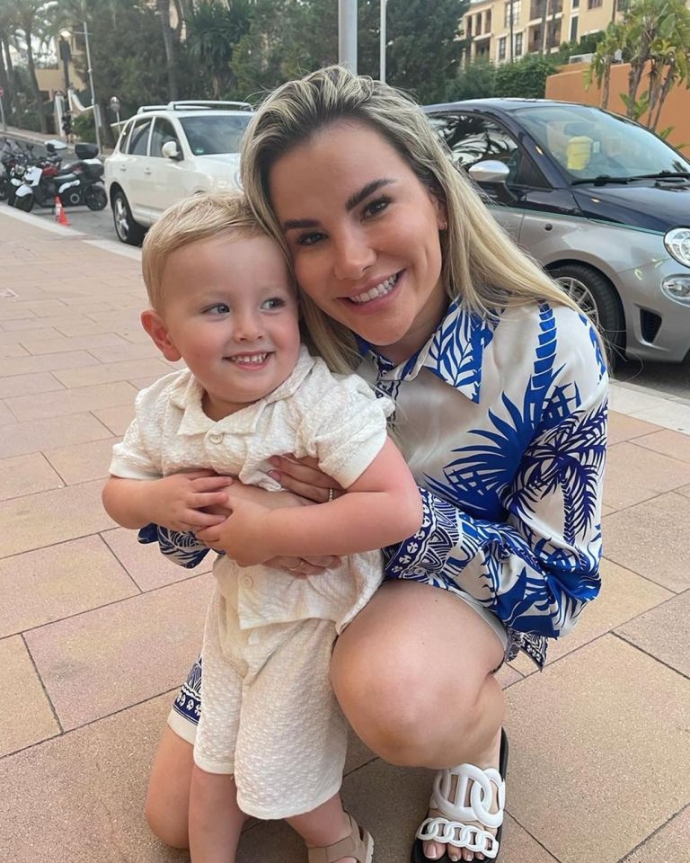 Georgia Kousoulou and son, Brody