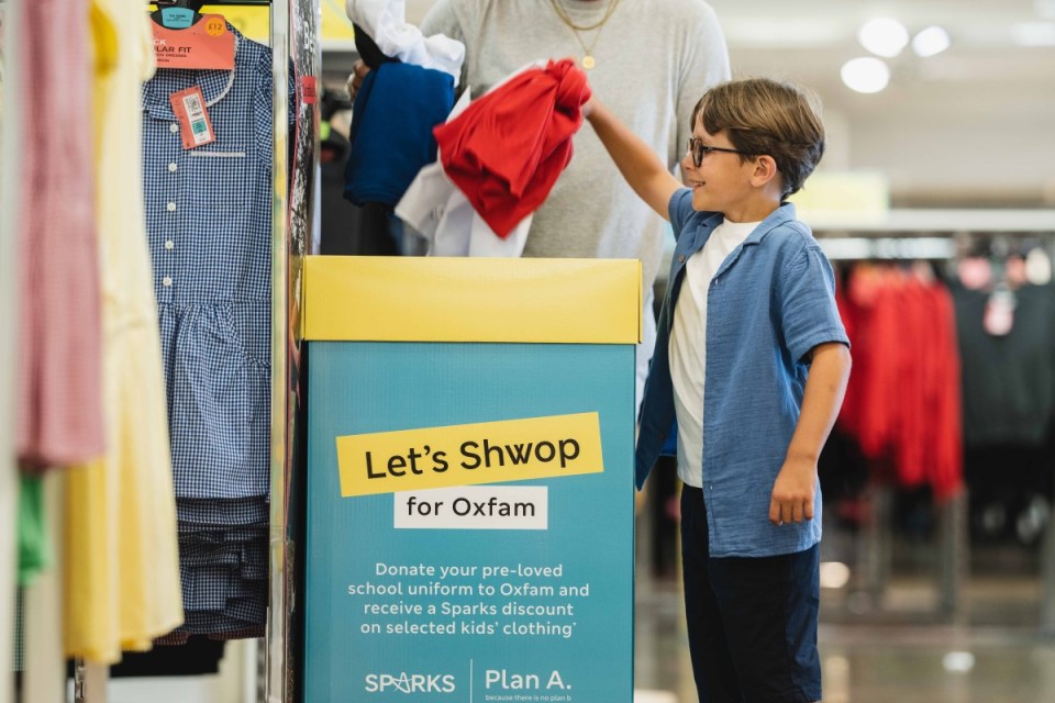 M&S has extended its Shwopping partnership with Oxfam with a dedicated school uniform scheme