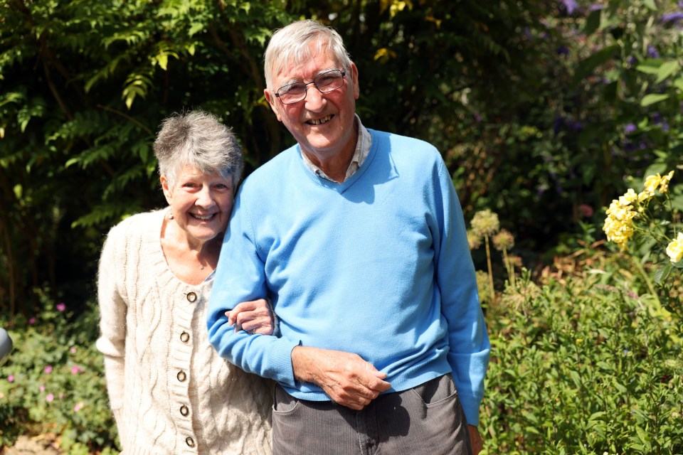 Gordon Blackwell, pictured with his wife Doreen, worked at the Silverstone circuit for 30 years