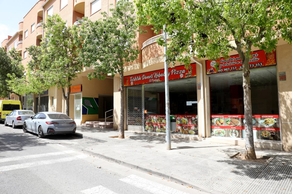 Alcaraz is said to be worth £18million - pictured the kebab shop