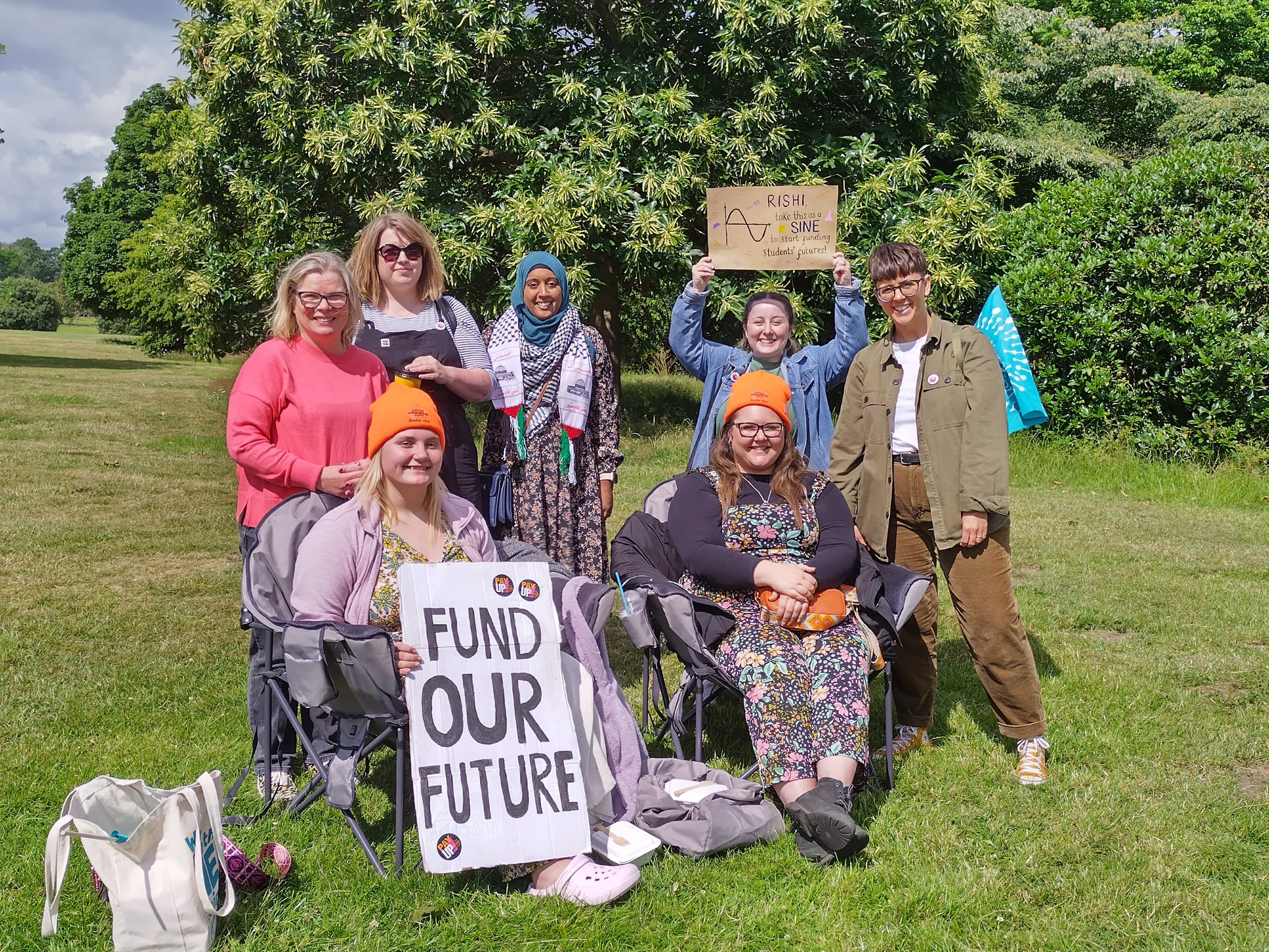 The National Education Union East Midlands branch holds a picnic in the park