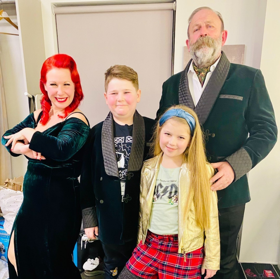 Angel and Dick Strawbridge ended their successful show to spend more time with their children