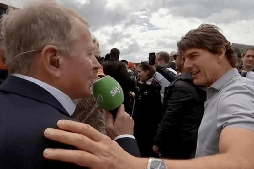 Martin had a quick chat to Tom Cruise at last year’s British Grand Prix