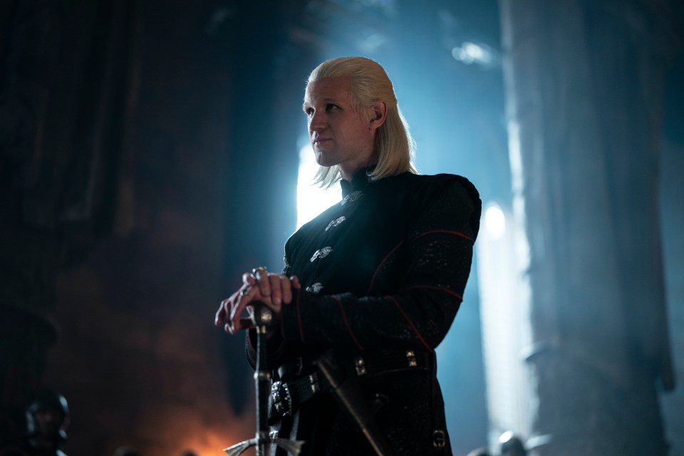 Matt Smith as Prince Daemon Targaryen in a scene from House of the Dragon