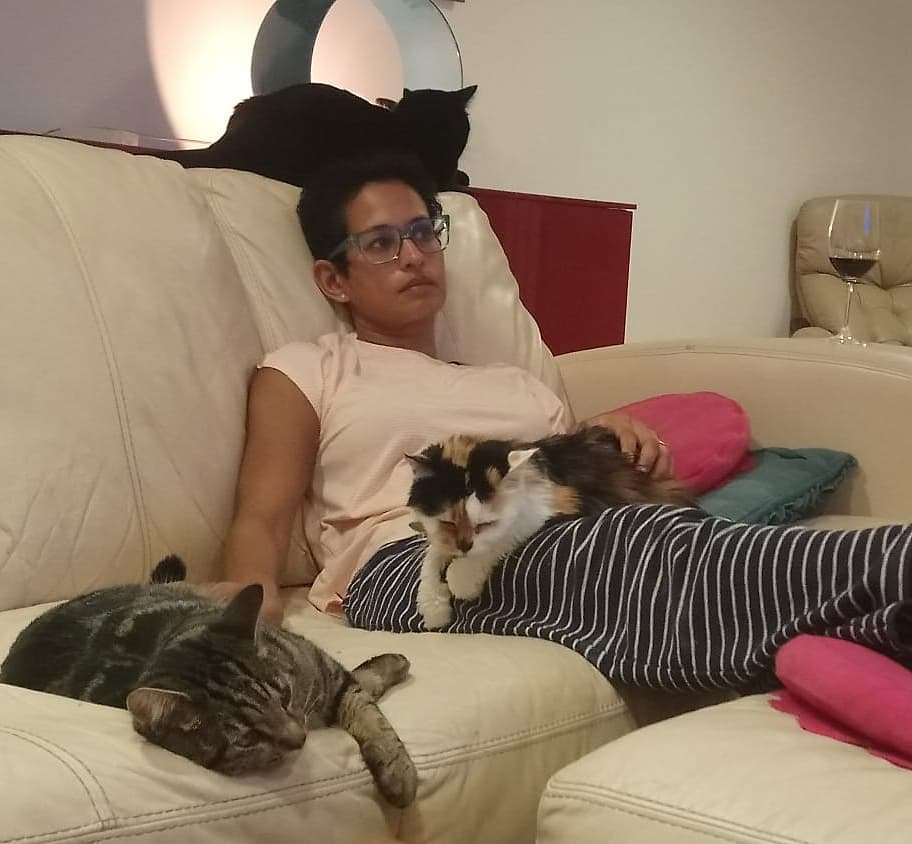 The BBC Breakfast presenter described her house as a "sanctuary" where she spends time with her three cats