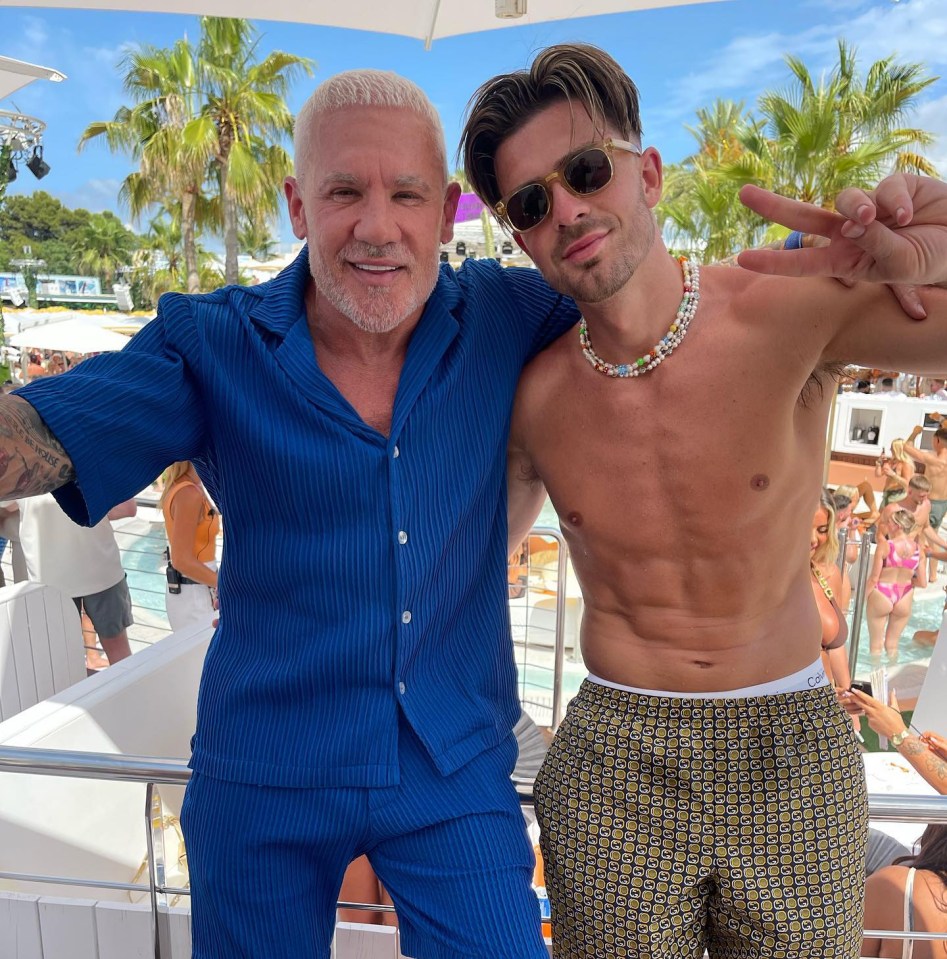 Jack Grealish posed for his 'annual' snap with Wayne Lineker