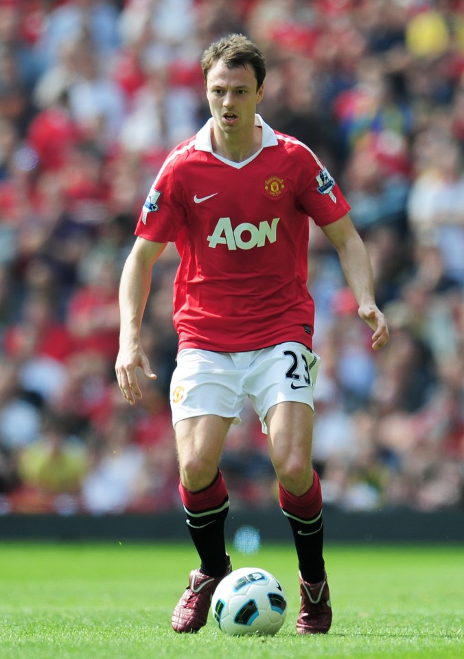 Evans played 198 times for Man United between 2006 and 2015