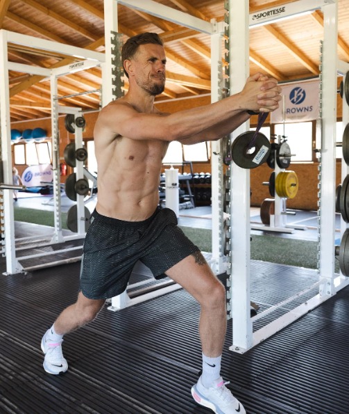 Jordan Henderson is already back in training - weeks before Liverpool's pre-season