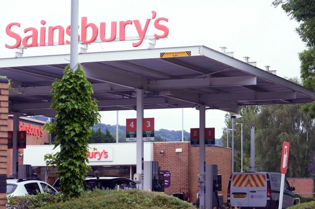 A Sainsbury's petrol station in South Wales is selling fuel at cheap prices