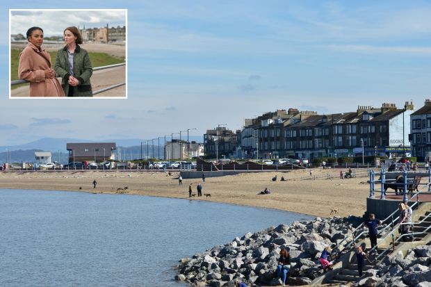 The seaside town of Morecambe in Lancashire