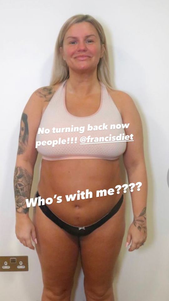 Kerry has been sharing photos of her transformation in a bid to lift the taboo on 'real bodies'