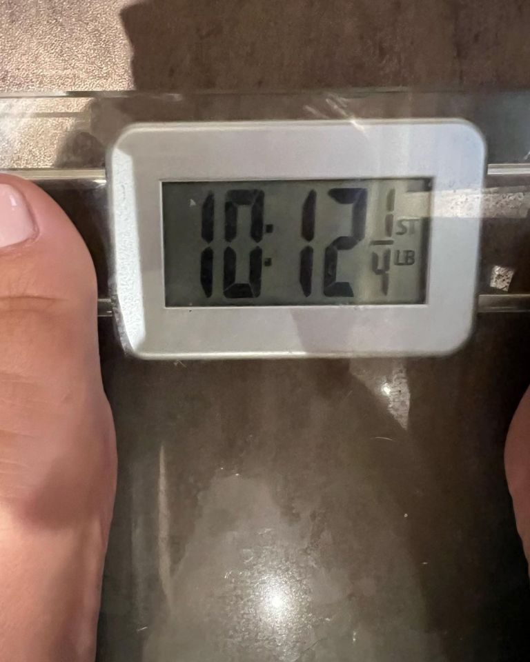 Kerry says that she is so close to her final weight goal