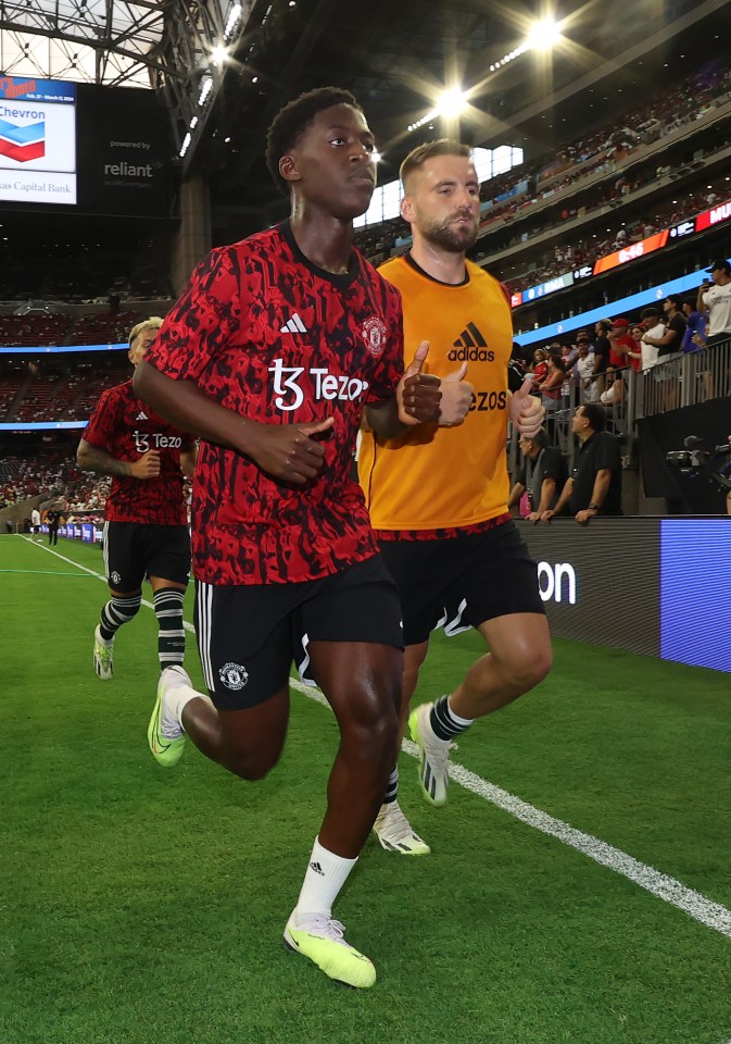 Mainoo was having a strong pre-season, impressing during Man Utd's tour of America