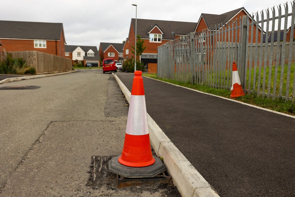 Traffic cones, raised drains and potholes make for familiar sights