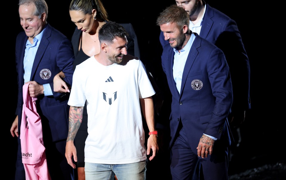 Messi was unveiled at Inter Miami earlier this month