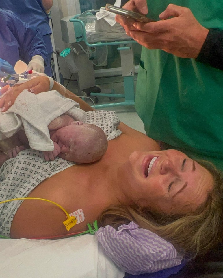 It took just one hour for Charlotte's baby to arrive