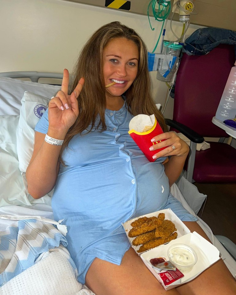 She enjoyed a McDonald's in hospital