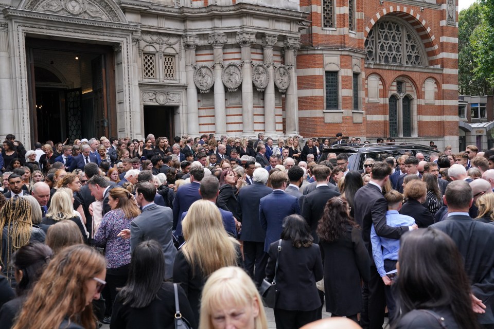 More than 1,000 mourners gathered to farewell the teen at Westminister Abbey