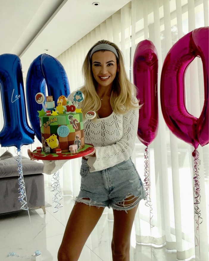 Paddy and Christine McGuinness have celebrated their twins' 10th birthday as they put on a united front