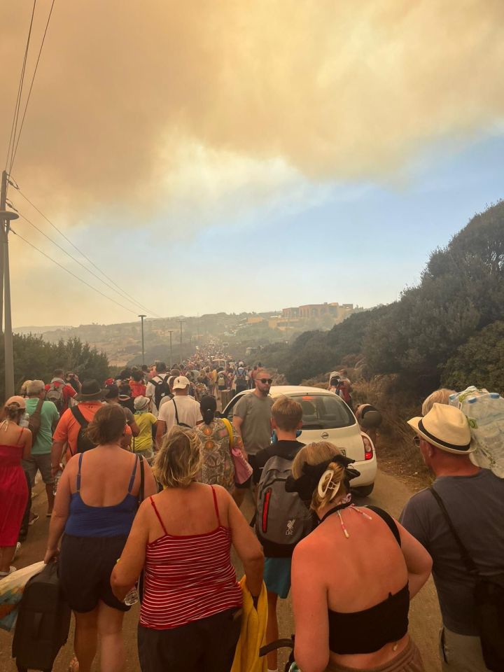 Some 19,000 people have since been evacuated in Rhodes