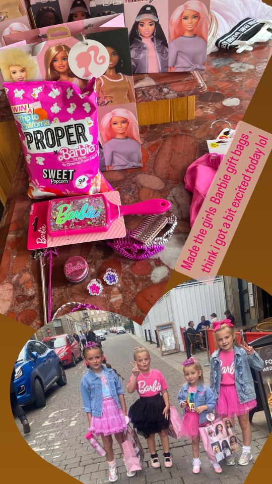 Paris Fury made some incredible gift bags for her daughter and her pals as they went to see the new Barbie movie