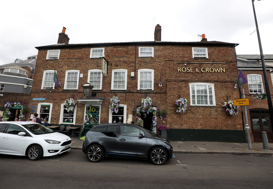 Tennis stars flock to the Rose and Crown - as well as jet-lagged pilots