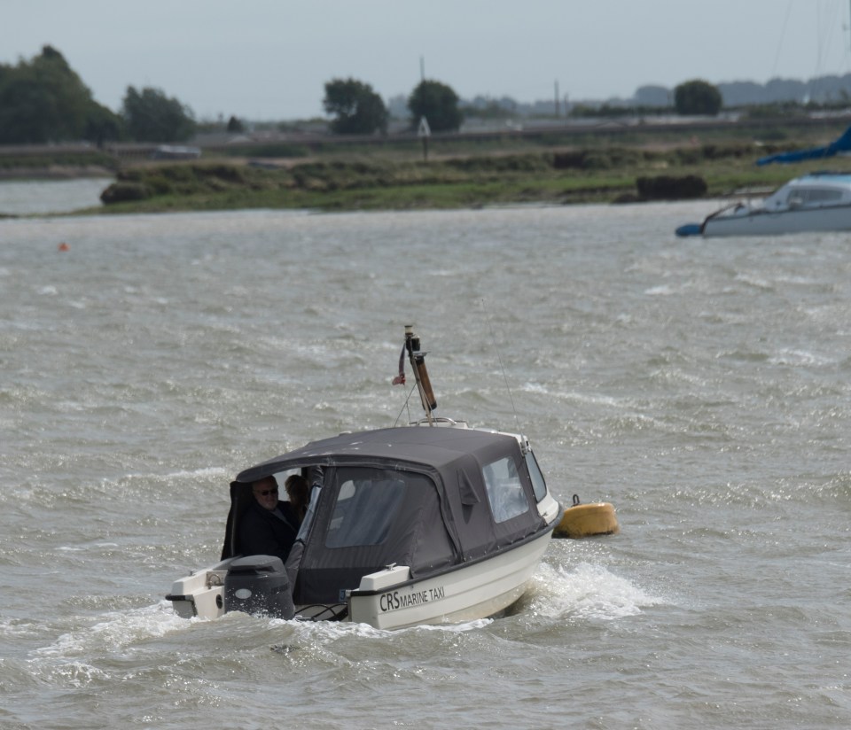 They were transported by boat