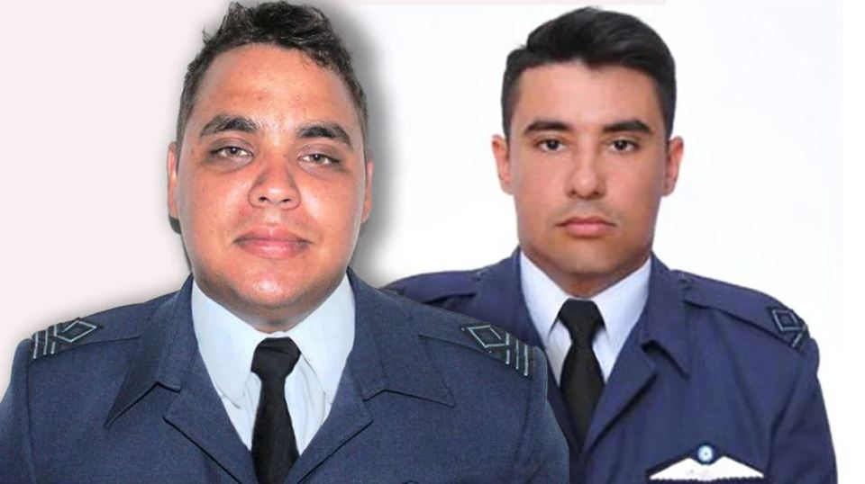 Greek air force pilots Captain Christos Moulas, 34, and second lieutenant Periklis Stefanidis, 27, were killed in the crash