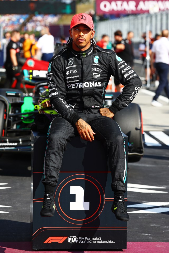 Lewis Hamilton is on pole for the Hungarian Grand Prix