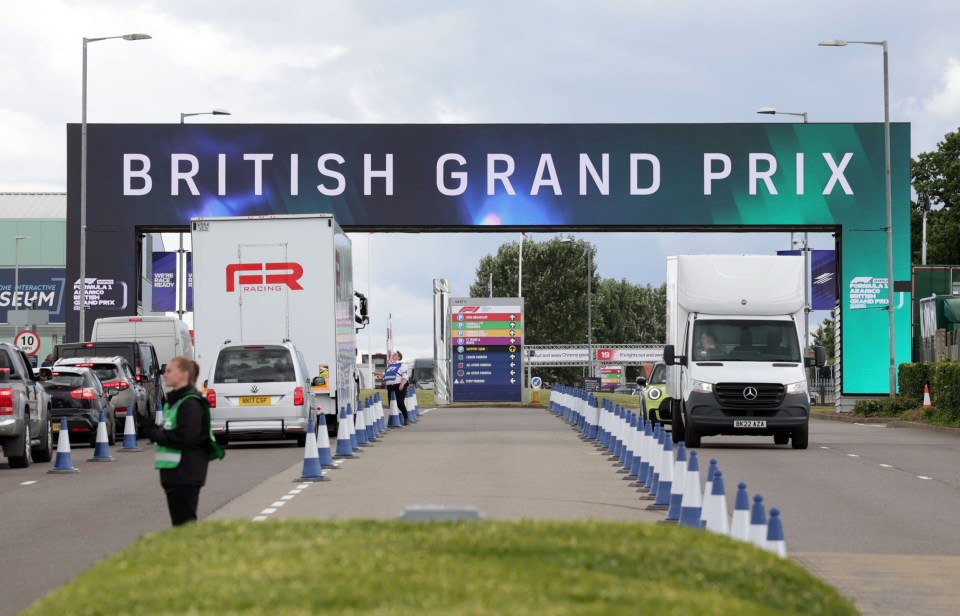 Preparations for this Sunday’s British Grand Prix were well underway when The Sun visited this week