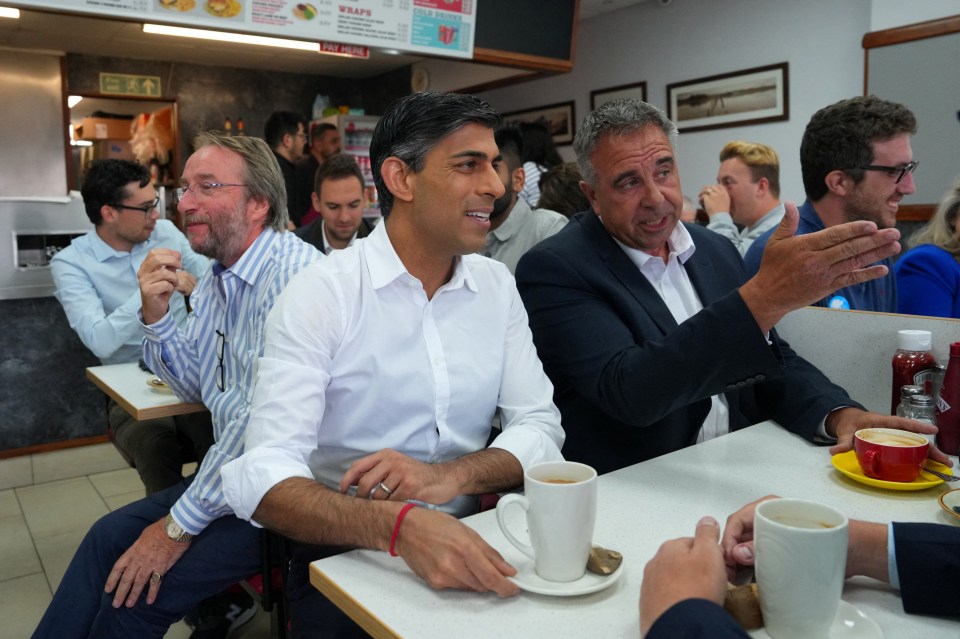 Rishi Sunak visited Uxbridge this morning to congratulate Tory candidate Steve Tuckwell after he won the Uxbridge and South Ruislip by-election