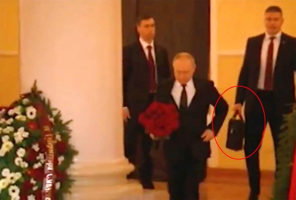 Putin has a similar briefcase, rumoured to have the weapons codes for Russia