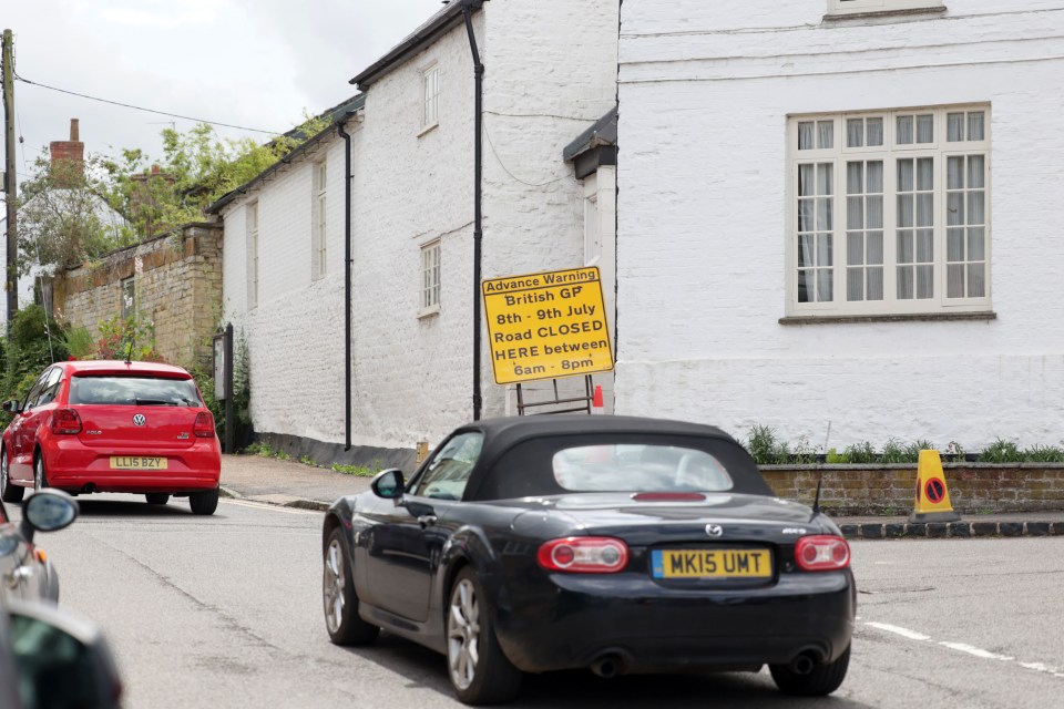 Road closures are a nuisance for Silverstone residents