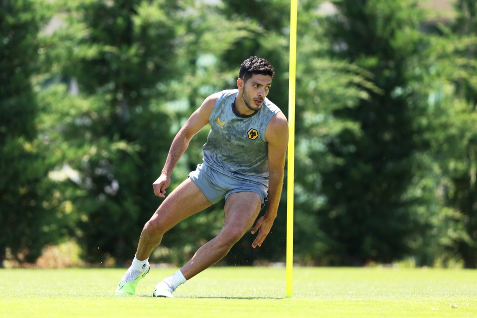 Jimenez had returned for pre-season with Wolves