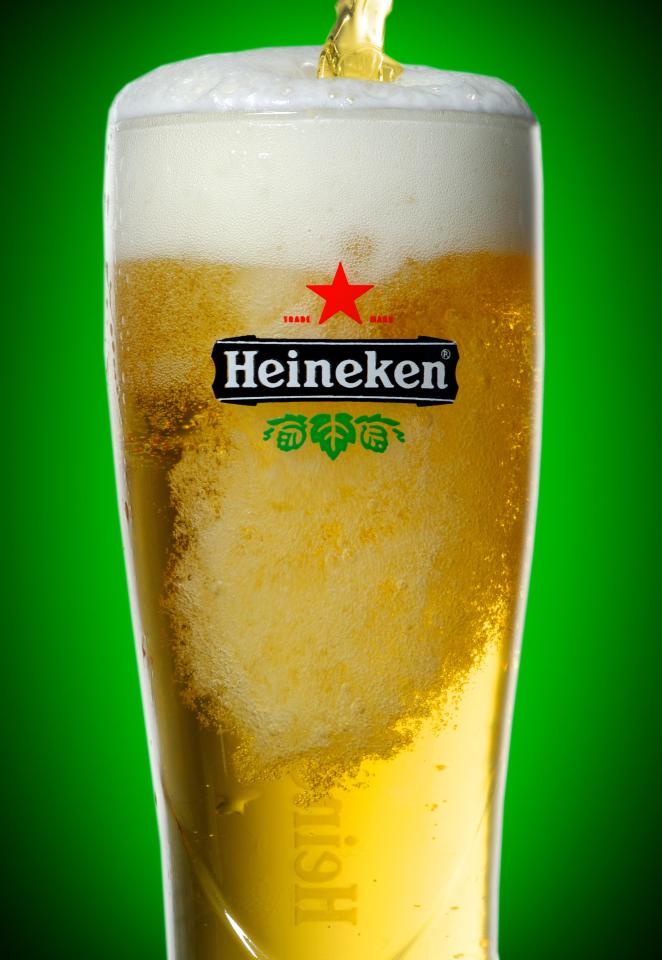 Heineken has been hit by drinkers downing fewer pints because of rising prices