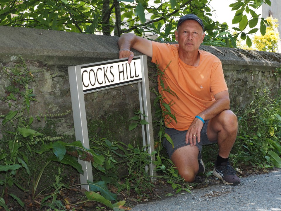 Steve Luck says cheeky residents alter sign names to make them ruder