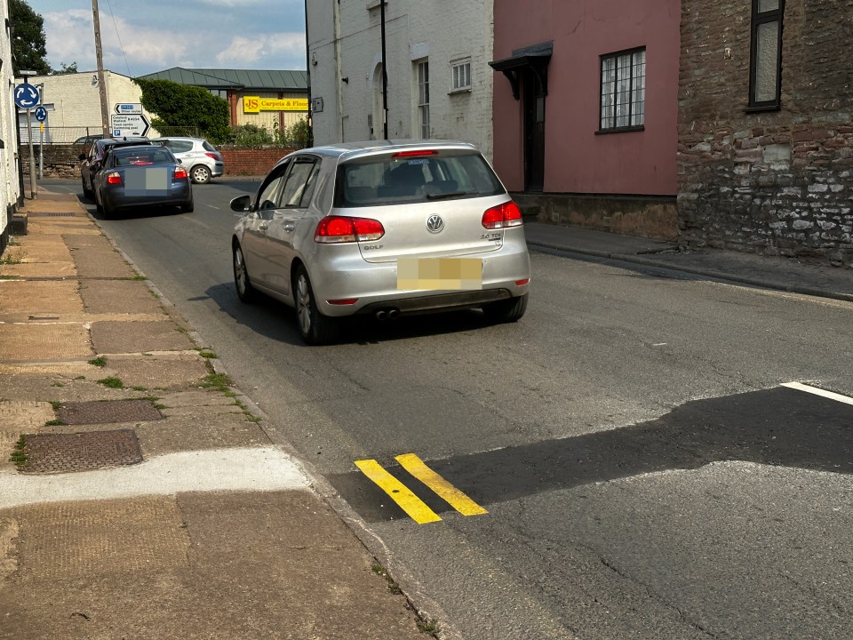 Homeowners slammed a council after workmen painted just three feet of double yellow lines on their street