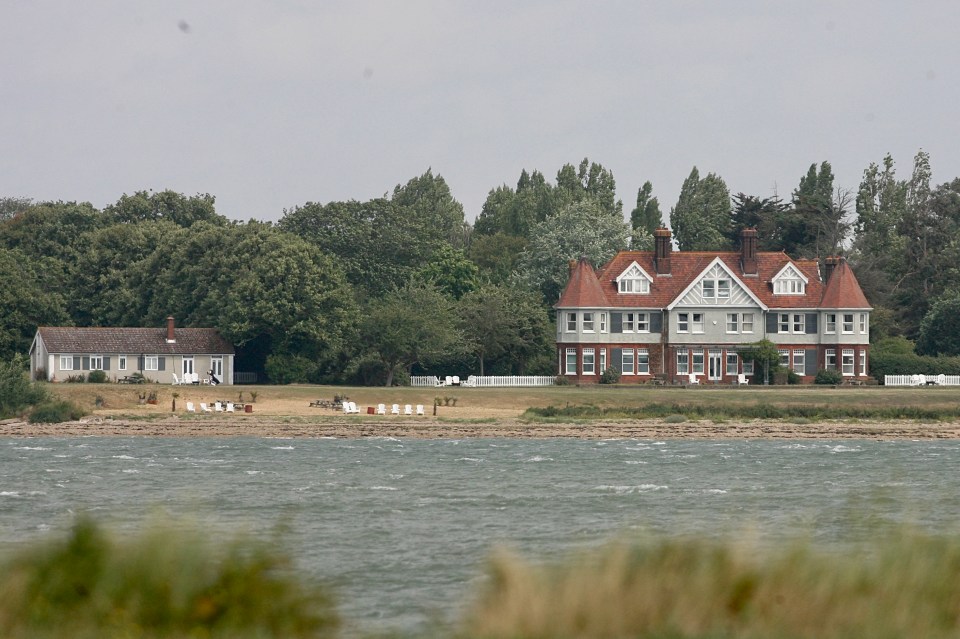 The wedding takes place on Osea Island