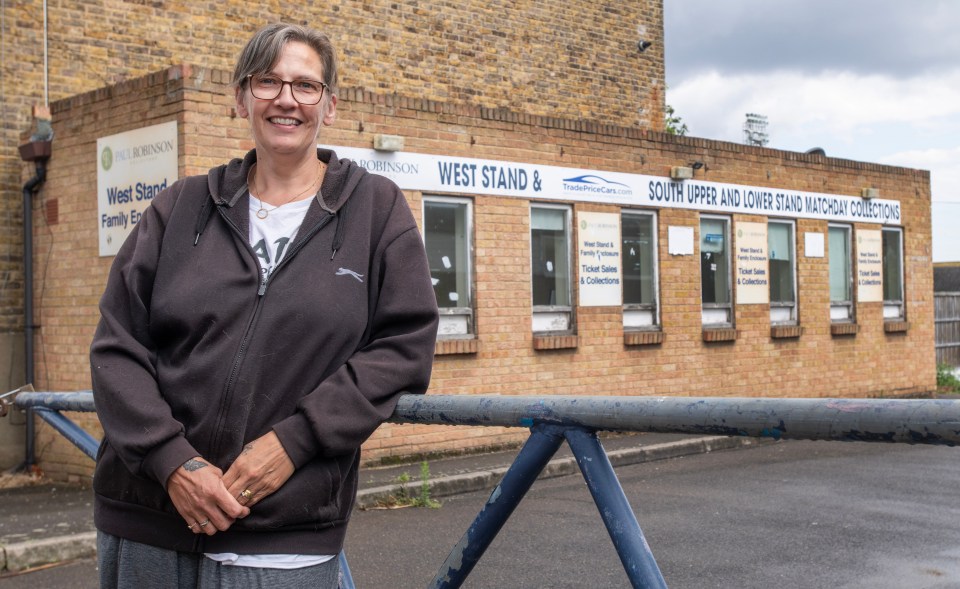 Hazel Newbold says litter is a nightmare on match days