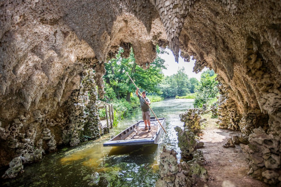 The grotto is described as the highlight of any day out at Painshill