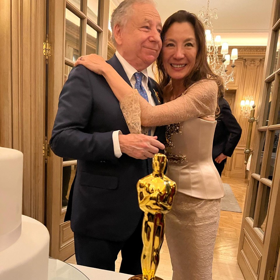 Jean Todt and Michelle Yeoh have married after 19 years together