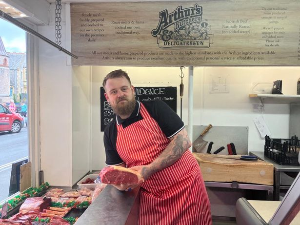 Local butcher Sam Gillham also highlighted parking as the town's top drawback