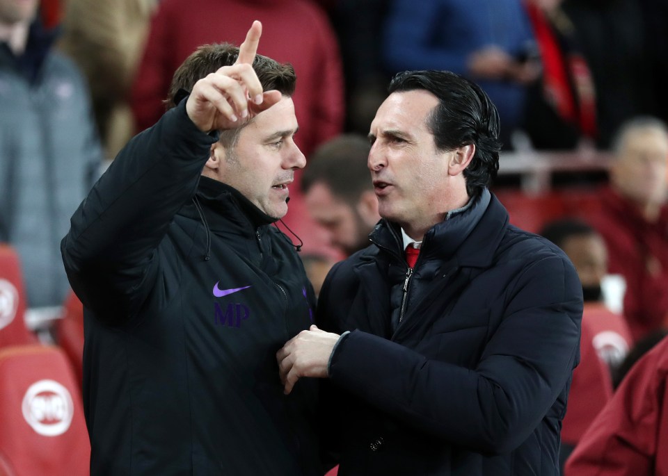 Unai Emery and Mauricio Pochettino were also affected by the storm