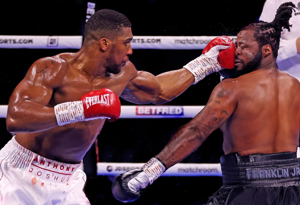 Anthony Joshua got back to winning ways with a scrappy win over Jermaine Franklin in April