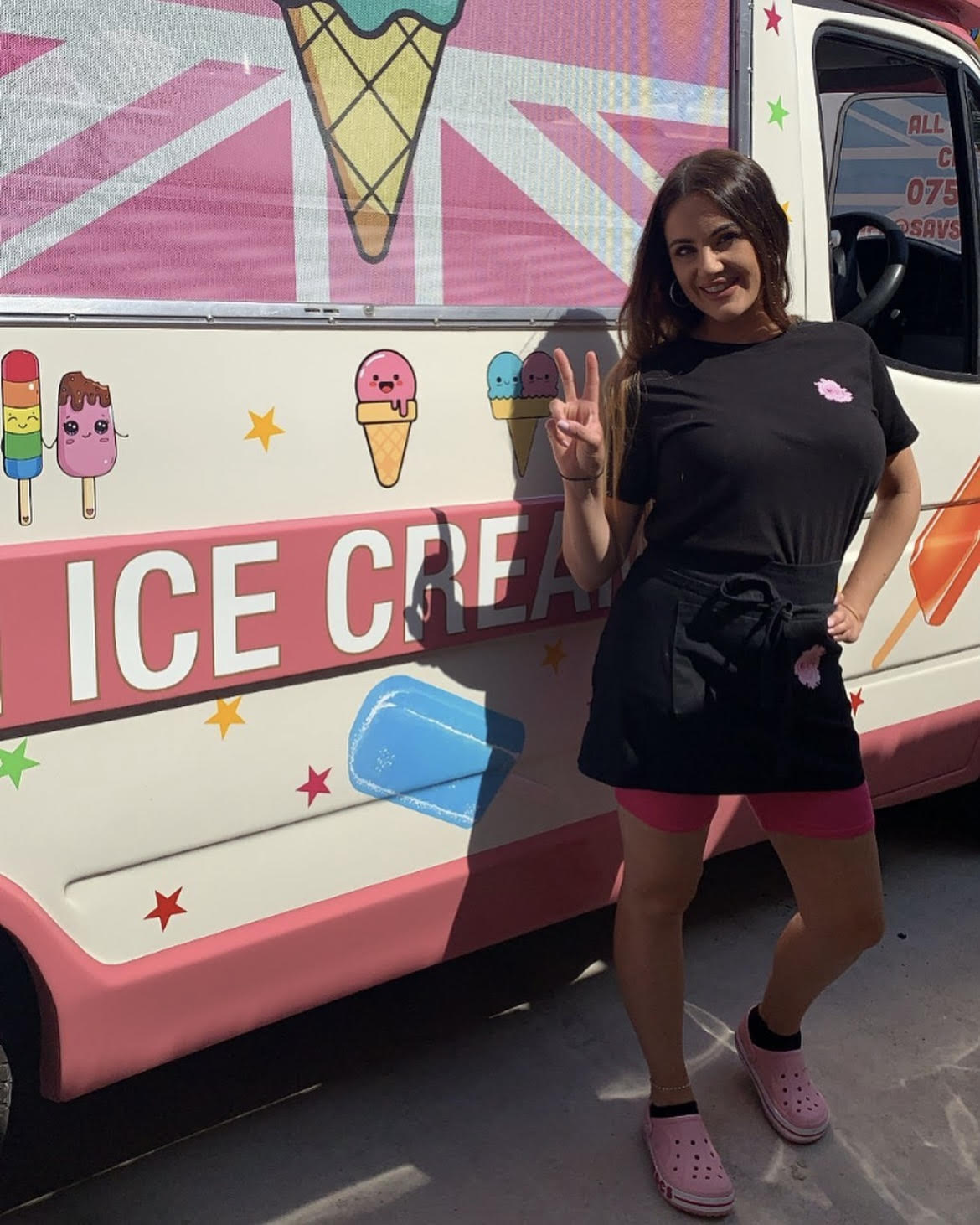 Natasha Salter bought her first ice cream van at the age of 31