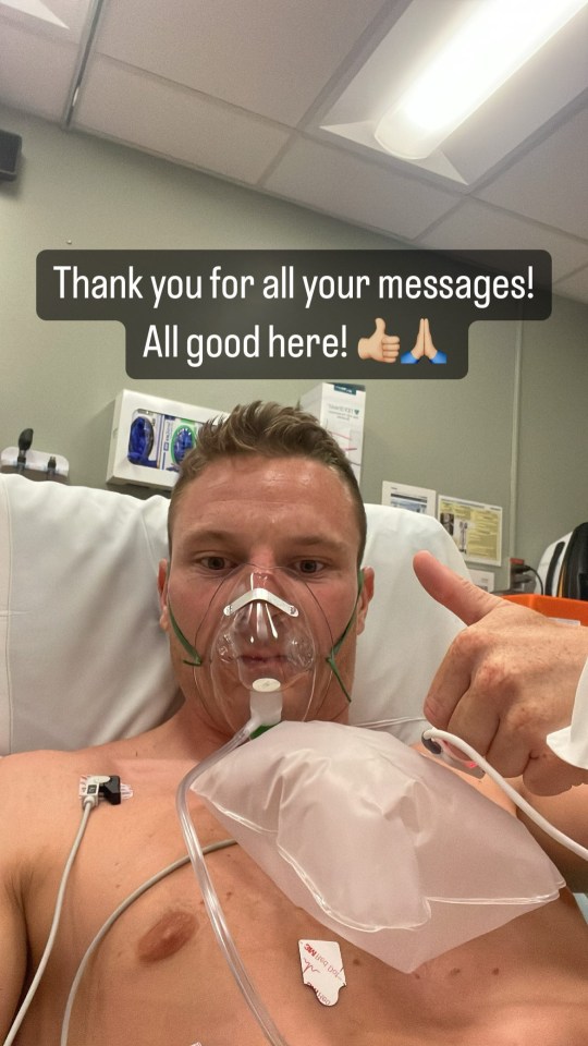 Mullin revealed an update from the hospital later on