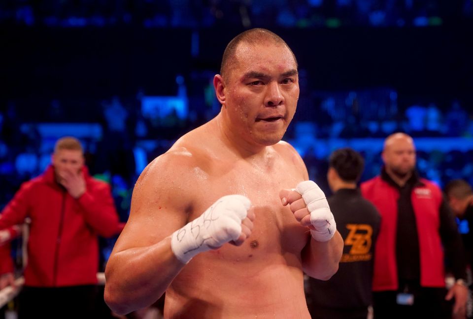 Zhilei Zhang has labelled Tyson Fury a 'disgrace to boxing'